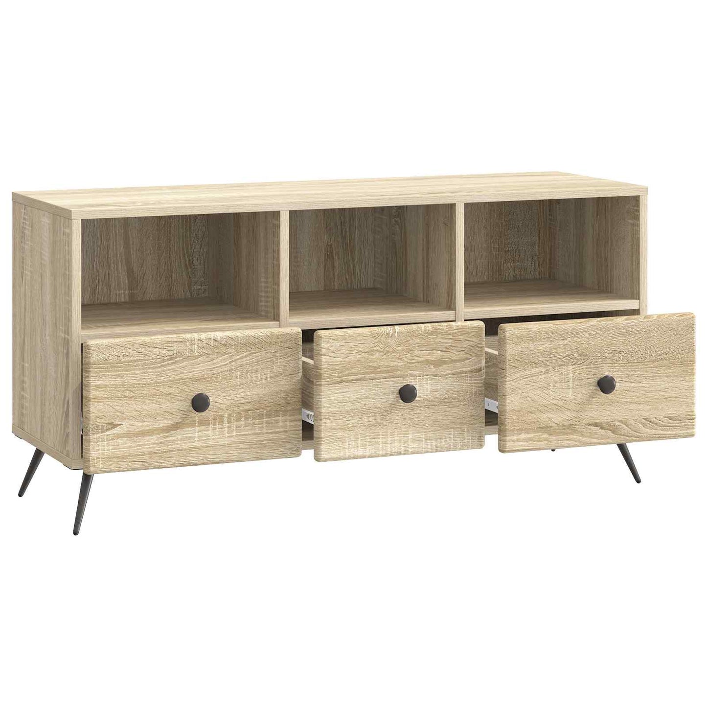 TV-kast met lade Sonoma Eiken 102 x 34,5 x 50 cm Bewerkt hout