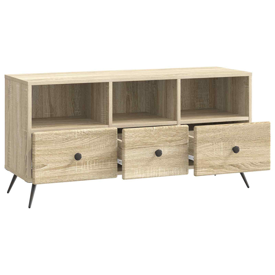 TV-kast met lade Sonoma Eiken 102 x 34,5 x 50 cm Bewerkt hout
