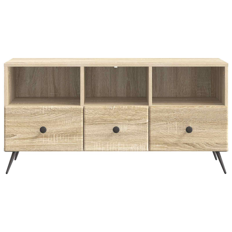 TV-kast met lade Sonoma Eiken 102 x 34,5 x 50 cm Bewerkt hout