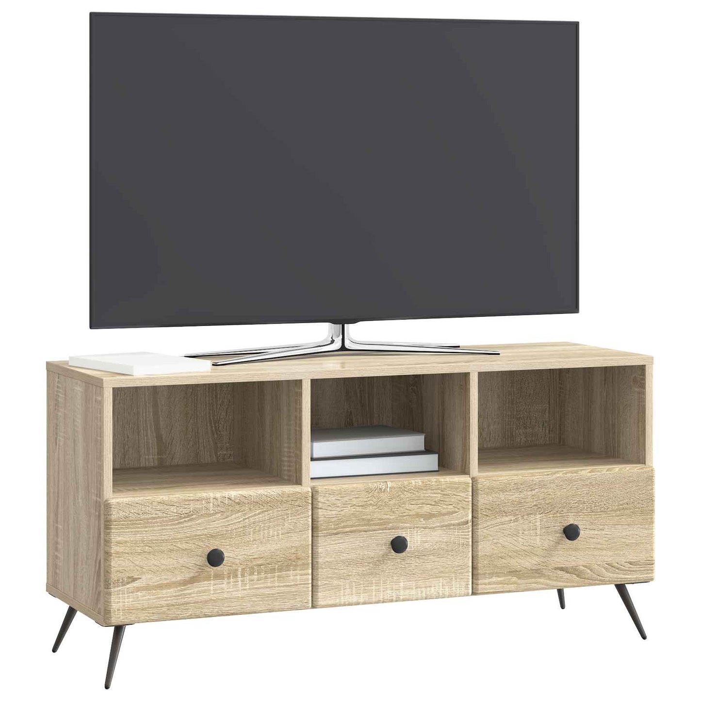TV-kast met lade Sonoma Eiken 102 x 34,5 x 50 cm Bewerkt hout