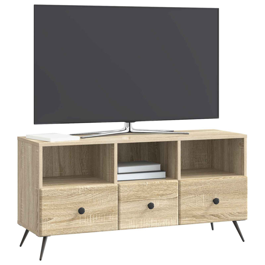 TV-kast met lade Sonoma Eiken 102 x 34,5 x 50 cm Bewerkt hout