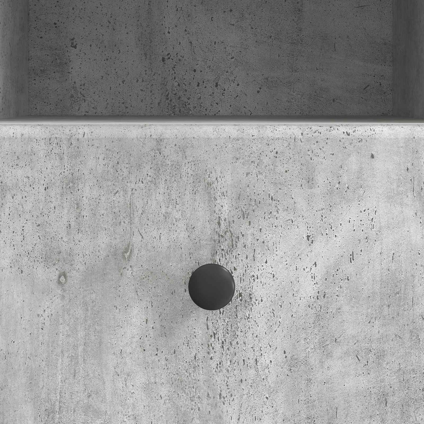 TV-kast met lade Betongrijs 102 x 34,5 x 50 cm Bewerkt hout