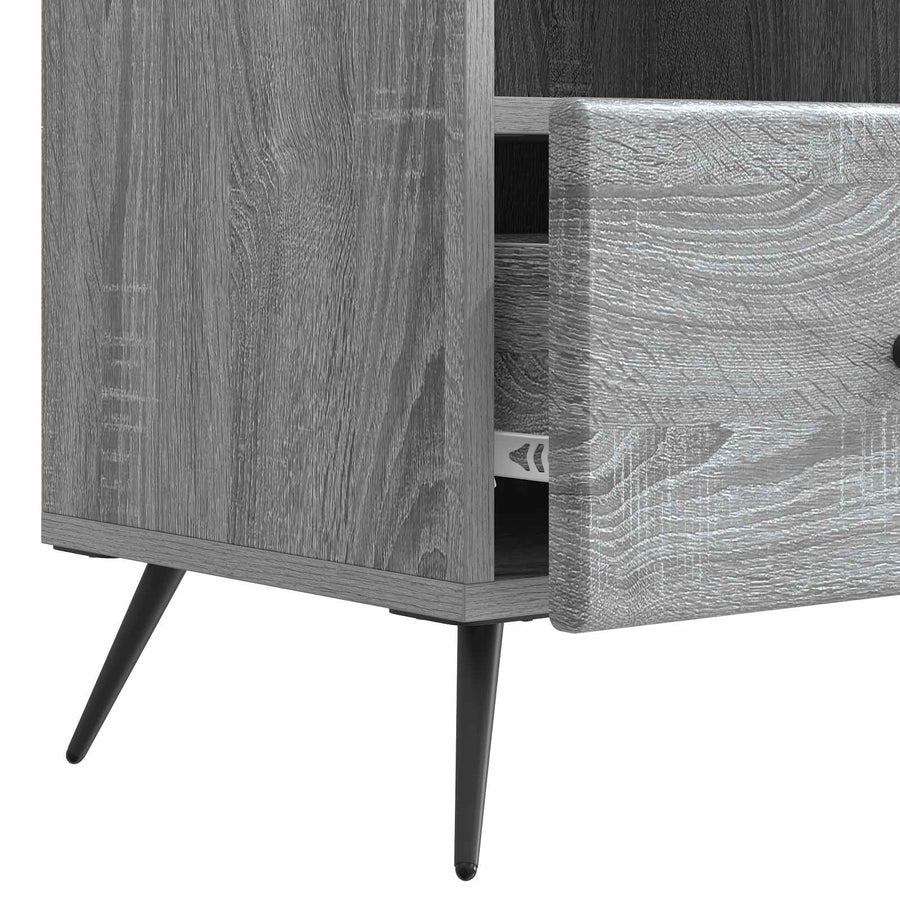 TV-kast met lade Grijs sonoma 102 x 34,5 x 50 cm Bewerkt hout