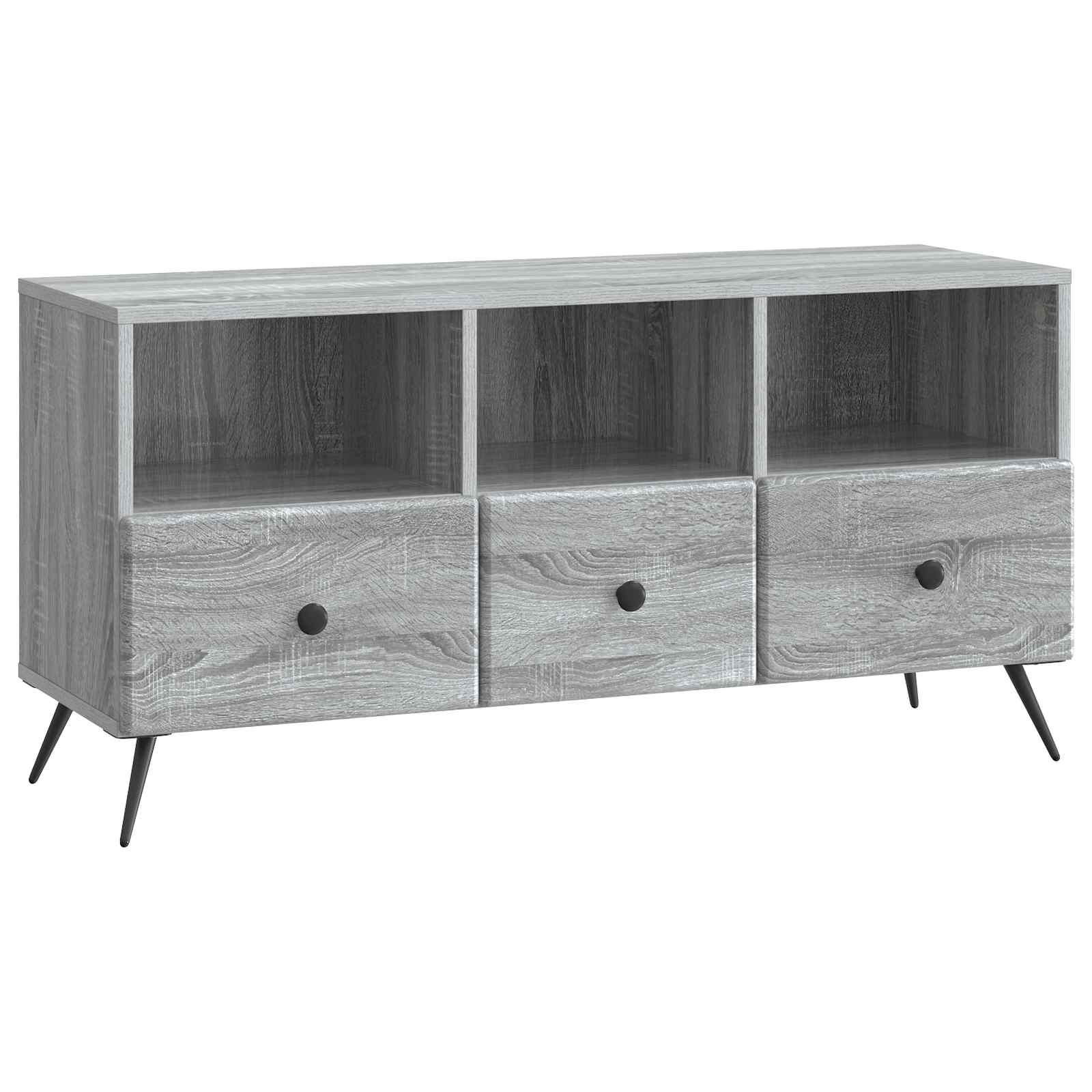 TV-kast met lade Grijs sonoma 102 x 34,5 x 50 cm Bewerkt hout