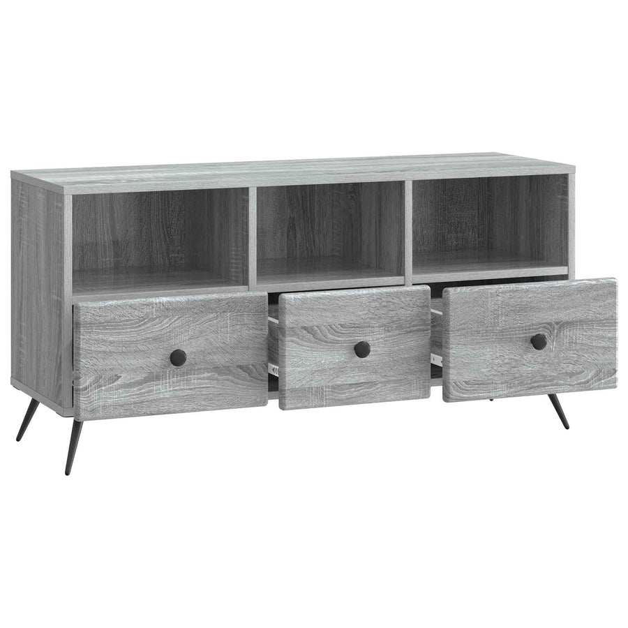 TV-kast met lade Grijs sonoma 102 x 34,5 x 50 cm Bewerkt hout