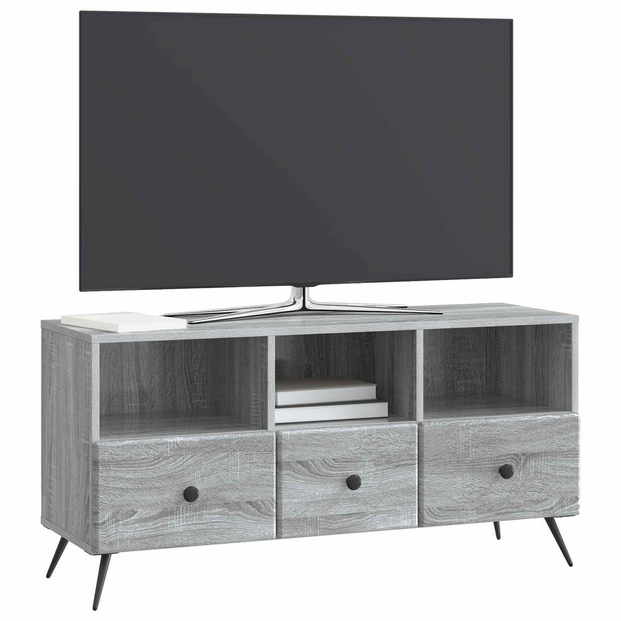 TV-kast met lade Grijs sonoma 102 x 34,5 x 50 cm Bewerkt hout
