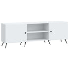 TV-kast 150x31x50 cm wit bewerkt hout