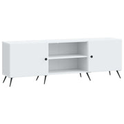 TV-kast 150x31x50 cm wit bewerkt hout