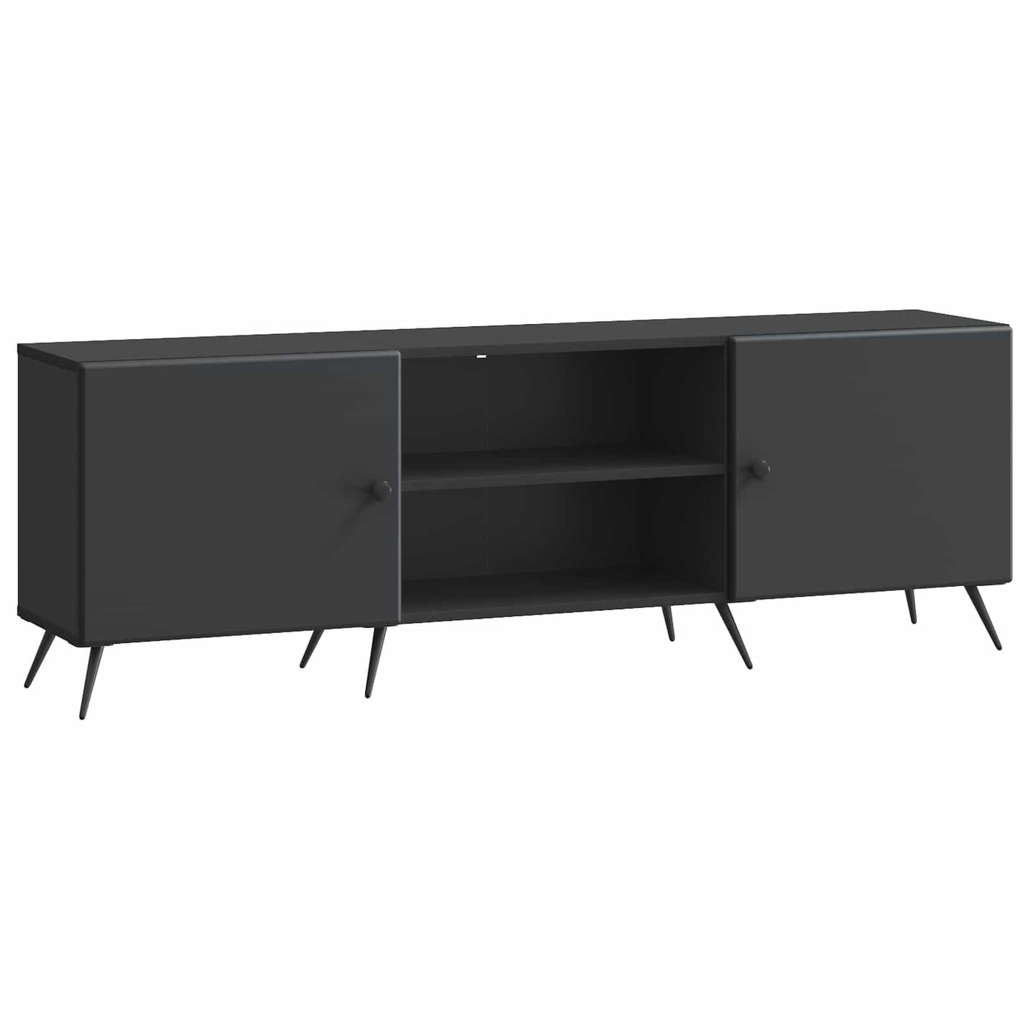 TV-kast Zwart 150 x 31 x 50 cm Bewerkt hout