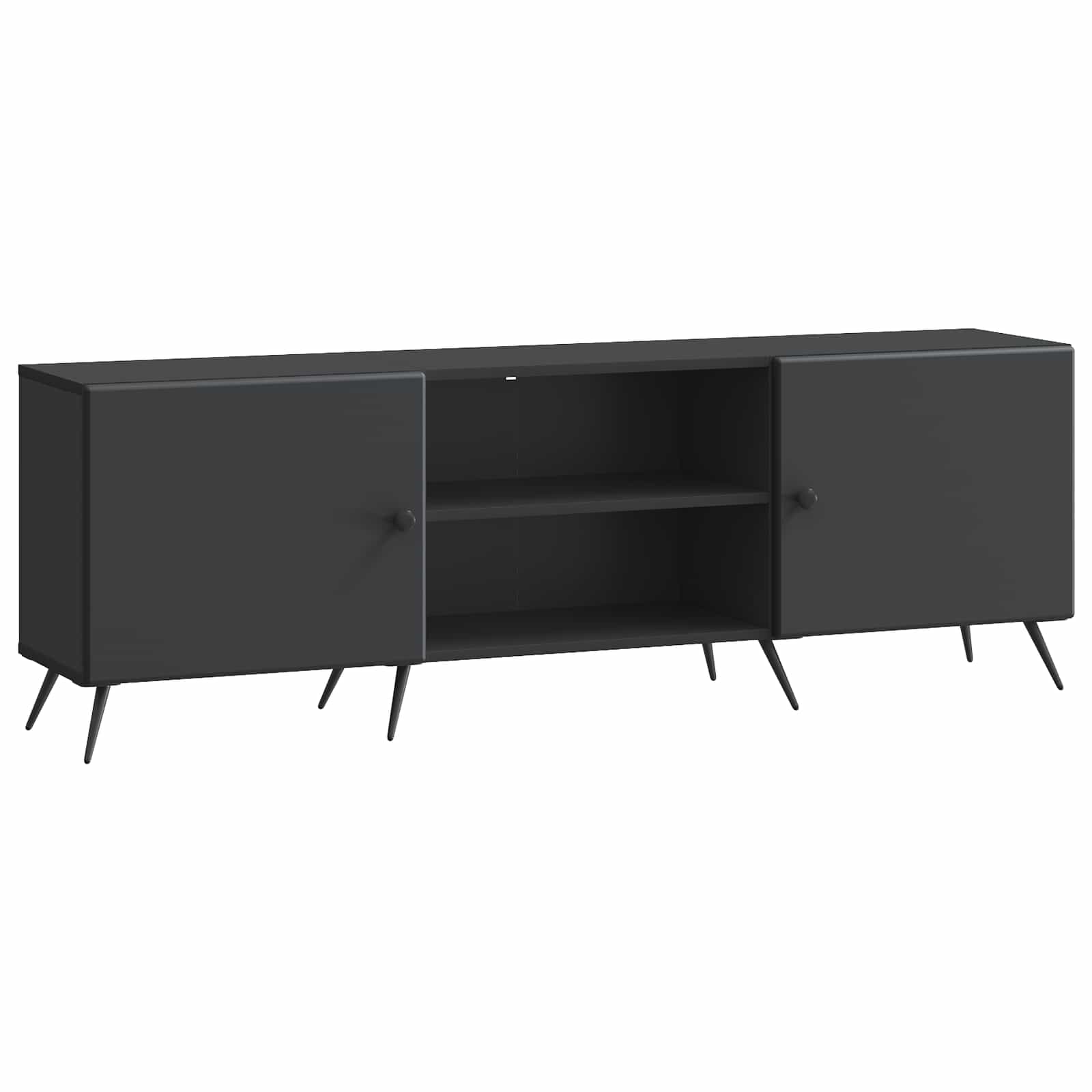 TV-kast Zwart 150 x 31 x 50 cm Bewerkt hout