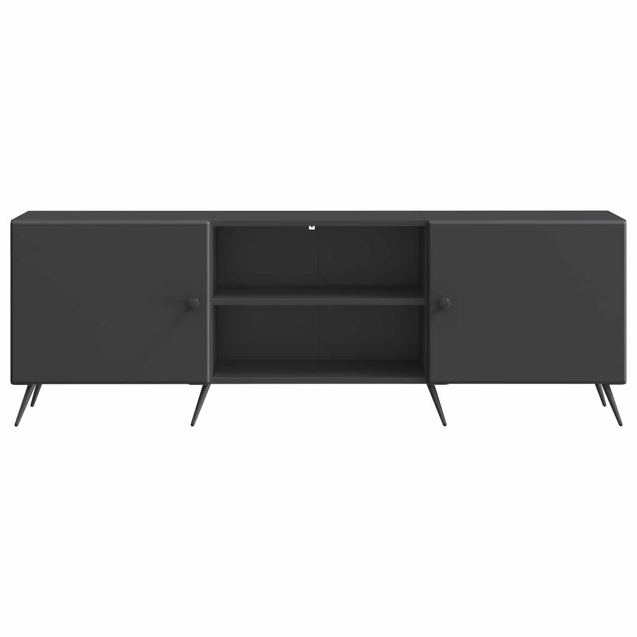 TV-kast Zwart 150 x 31 x 50 cm Bewerkt hout