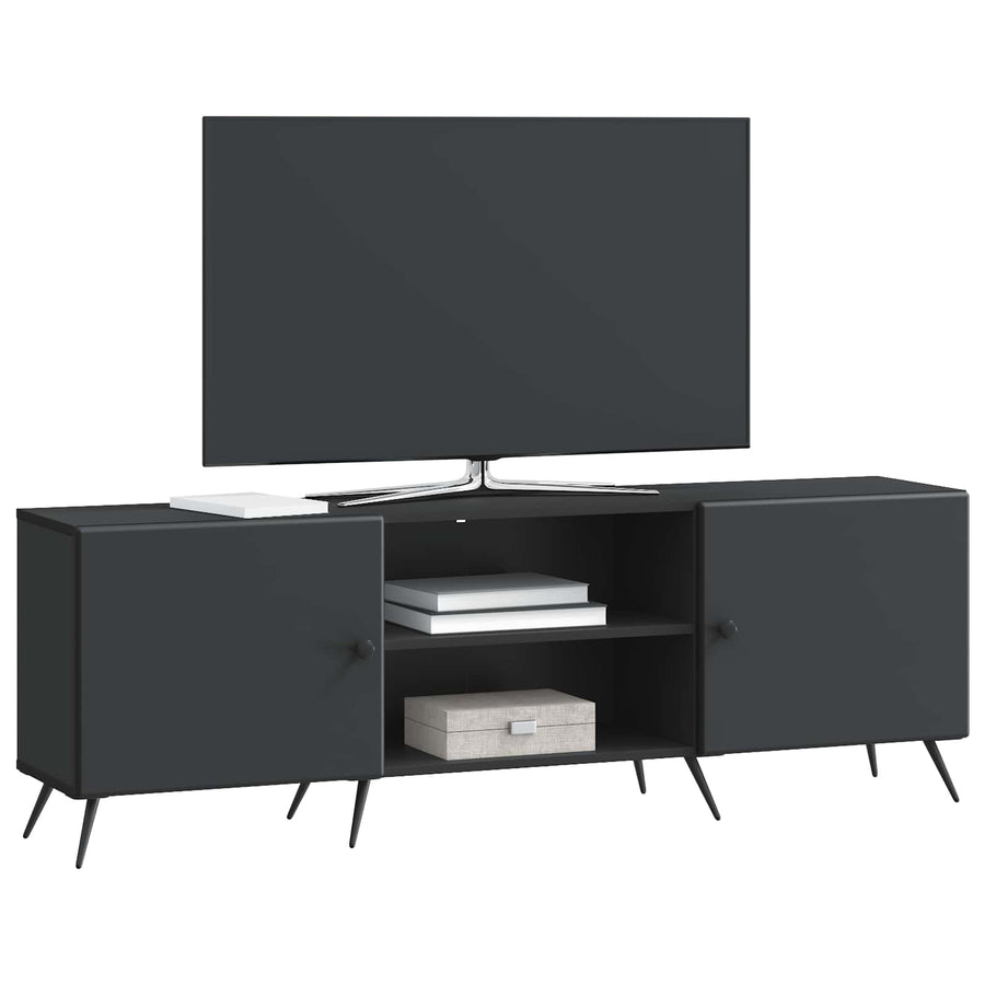 TV-kast Zwart 150 x 31 x 50 cm Bewerkt hout