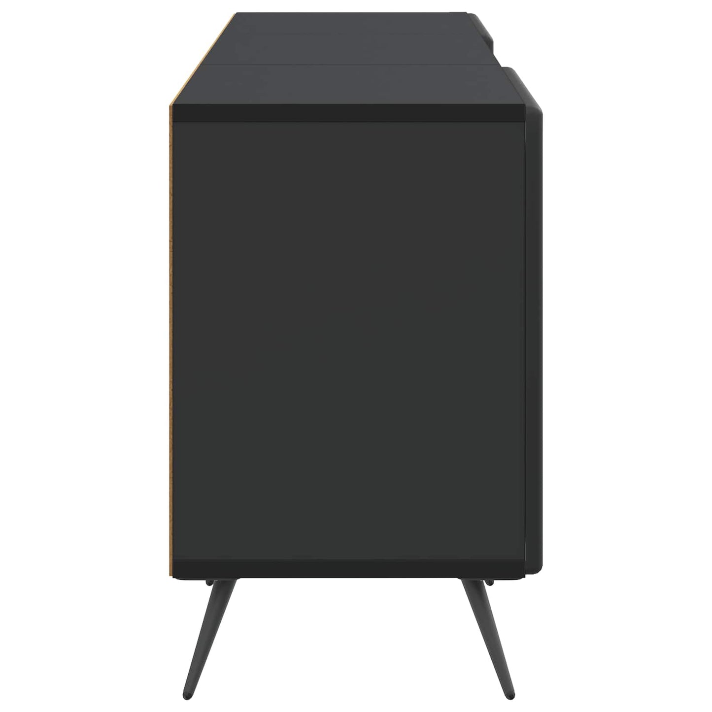 TV-kast Zwart 150 x 31 x 50 cm Bewerkt hout