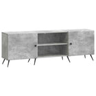 TV-kast 150x31x50 cm betongrijs bewerkt hout