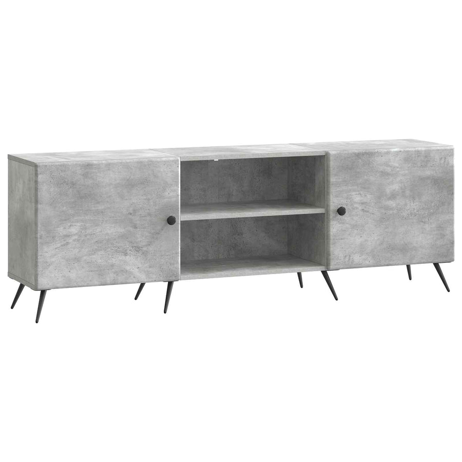 TV-kast Betongrijs 150 x 31 x 50 cm Bewerkt hout