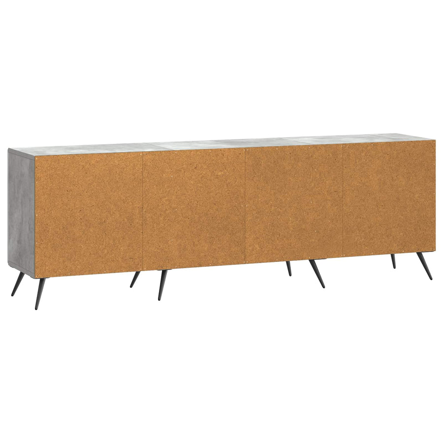 TV-kast Betongrijs 150 x 31 x 50 cm Bewerkt hout