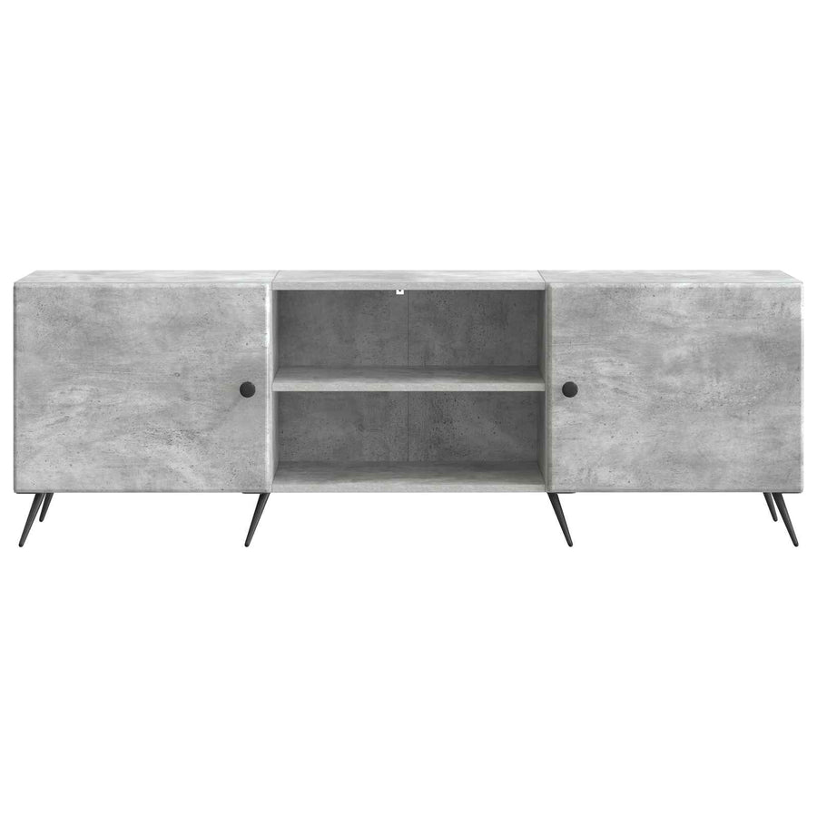 TV-kast Betongrijs 150 x 31 x 50 cm Bewerkt hout