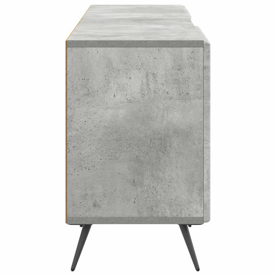 TV-kast Betongrijs 150 x 31 x 50 cm Bewerkt hout