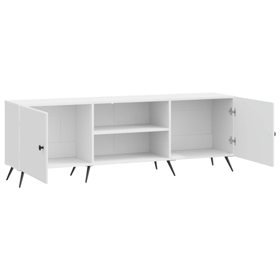 TV-kast Hoogglans Wit 150 x 31 x 50 cm Bewerkt hout