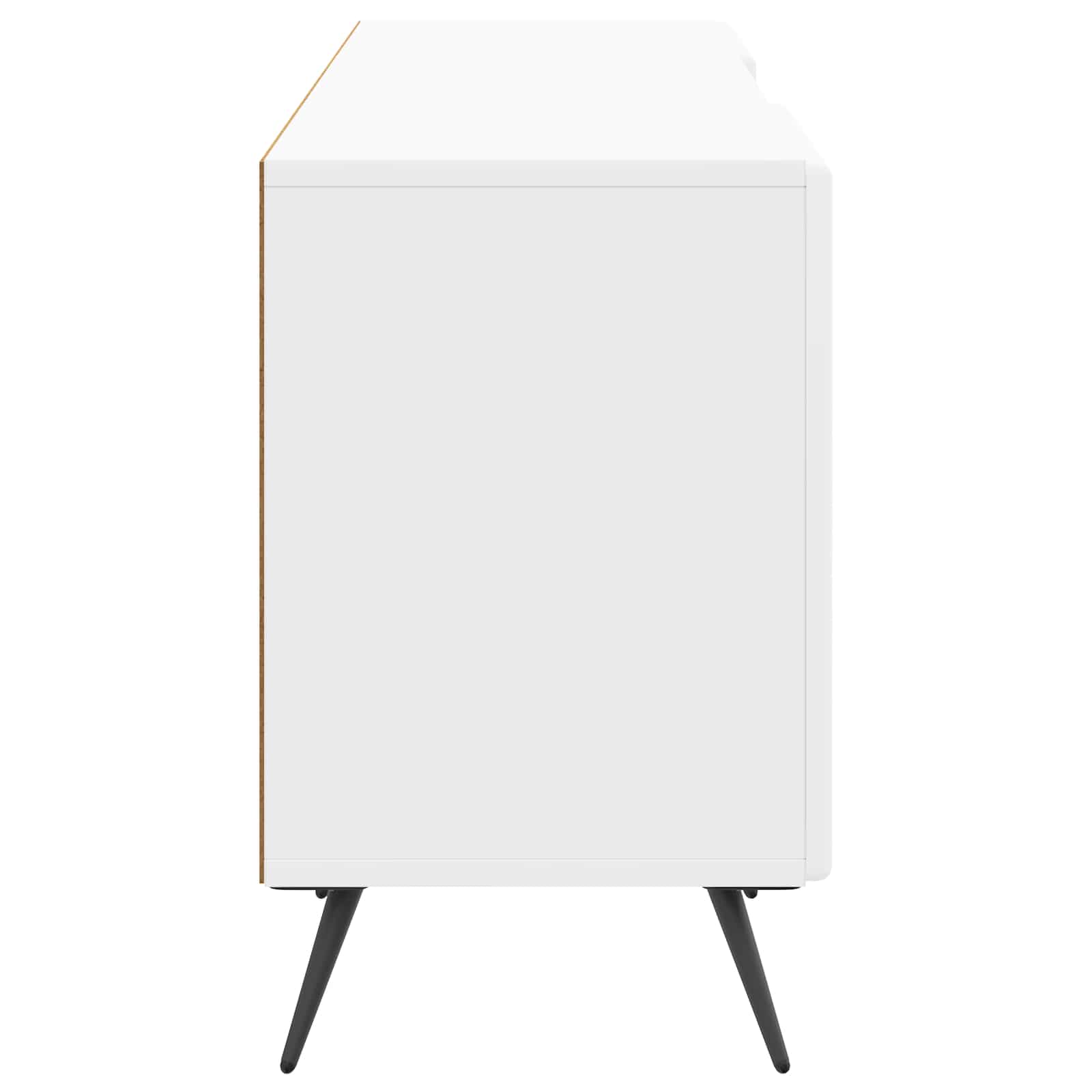 TV-kast Hoogglans Wit 150 x 31 x 50 cm Bewerkt hout