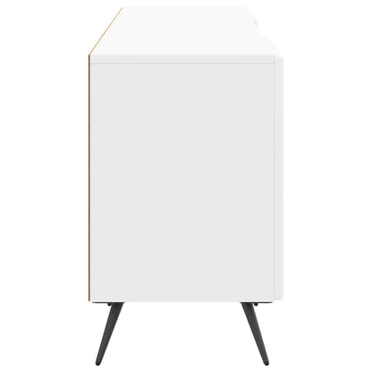 TV-kast Hoogglans Wit 150 x 31 x 50 cm Bewerkt hout