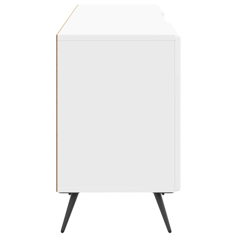 TV-kast Hoogglans Wit 150 x 31 x 50 cm Bewerkt hout