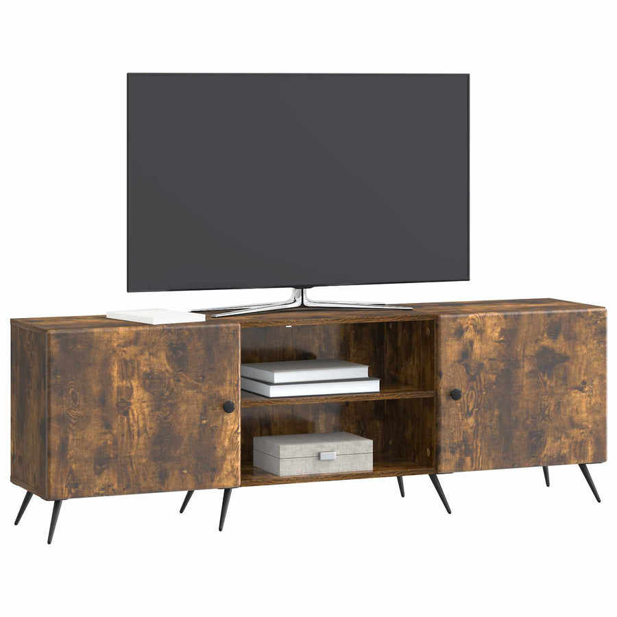 TV-kast Gerookt eiken 150 x 31 x 50 cm Bewerkt hout