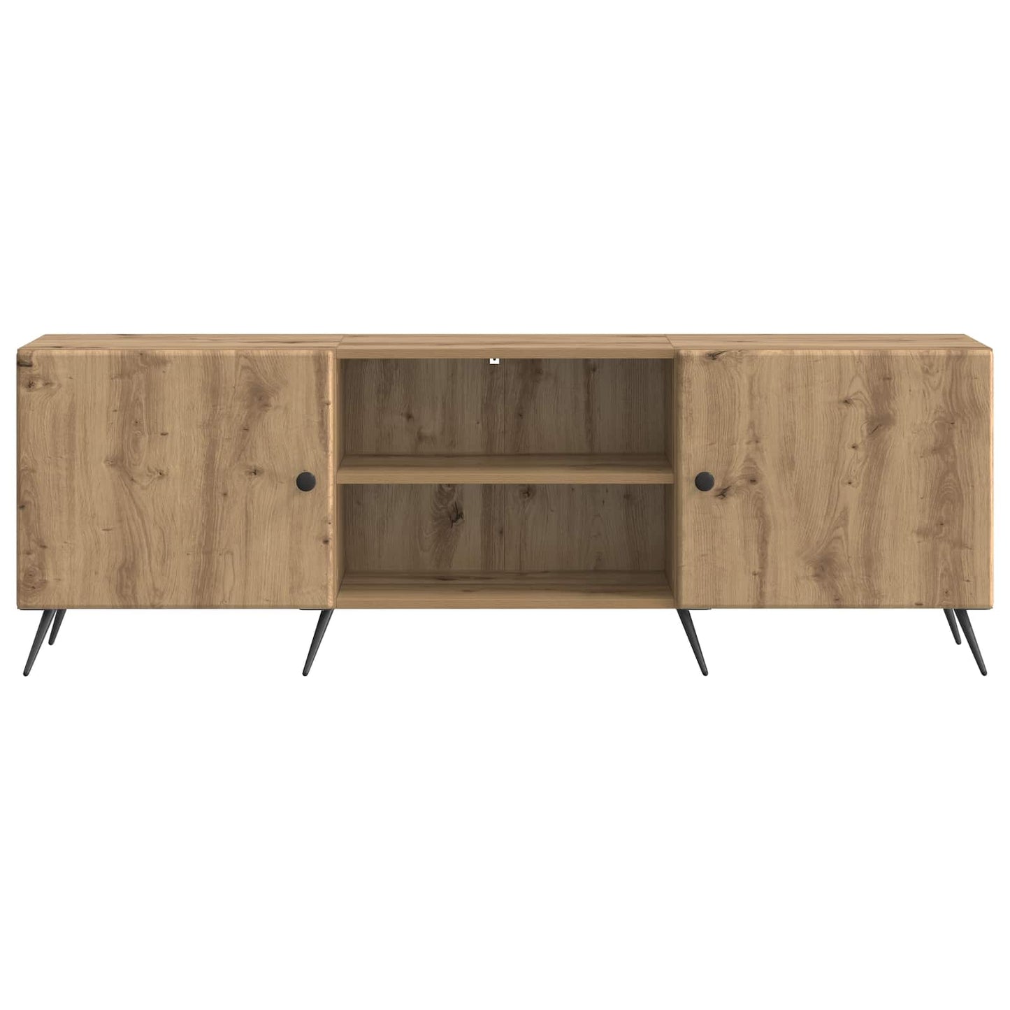 TV-kast Artisanaal eiken 150 x 31 x 50 cm Bewerkt hout