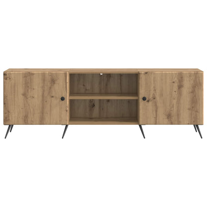 TV-kast Artisanaal eiken 150 x 31 x 50 cm Bewerkt hout