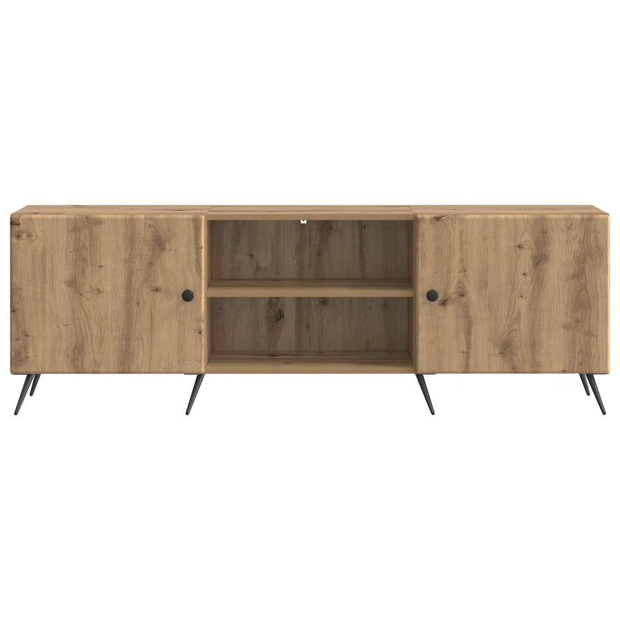 TV-kast Artisanaal eiken 150 x 31 x 50 cm Bewerkt hout