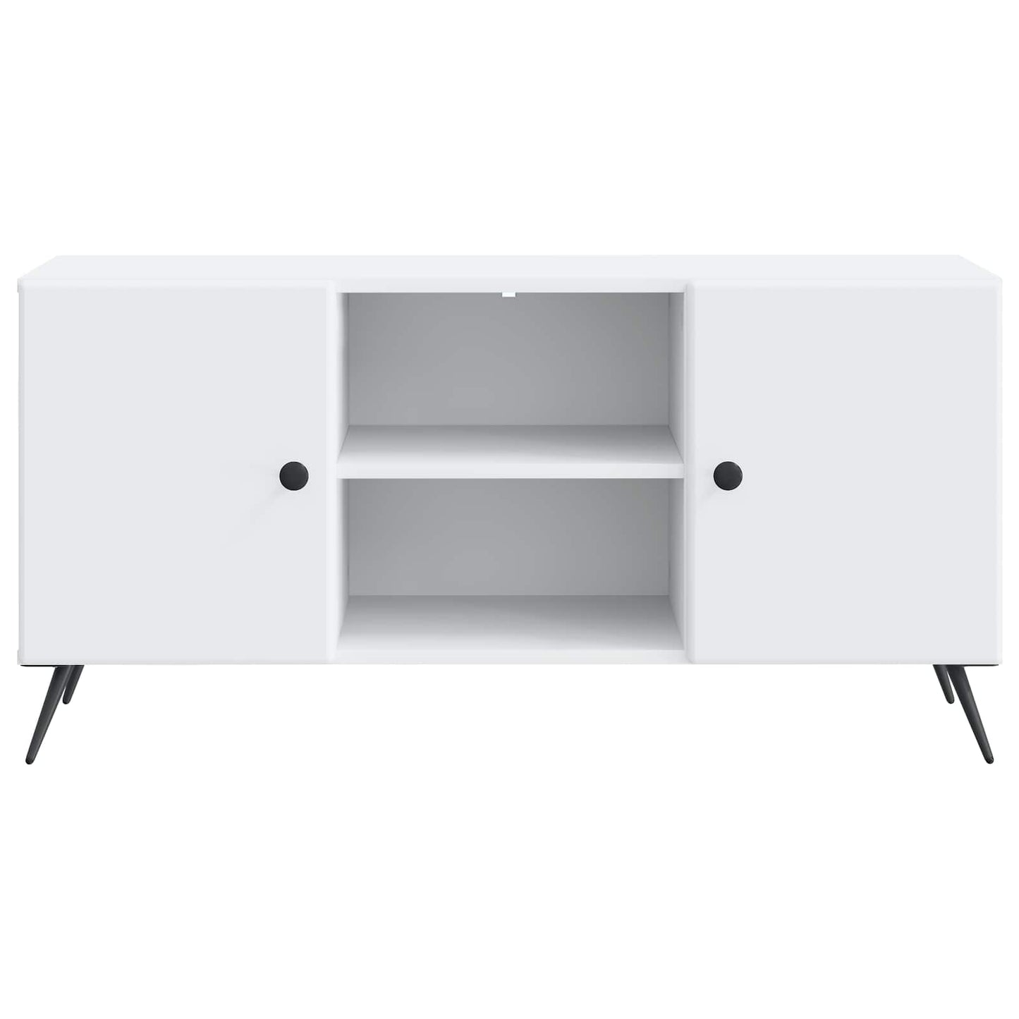 TV-kast Wit 102 x 34,5 x 50 cm Bewerkt hout