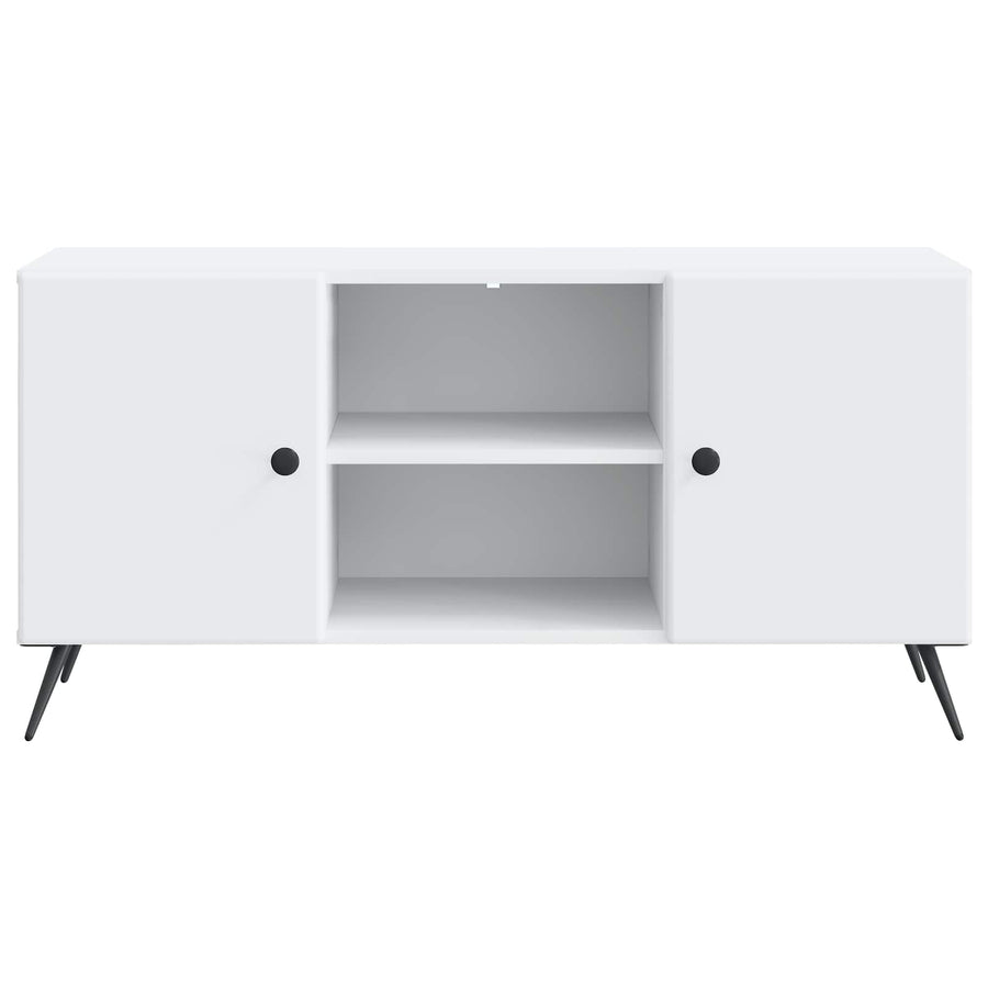 TV-kast Wit 102 x 34,5 x 50 cm Bewerkt hout
