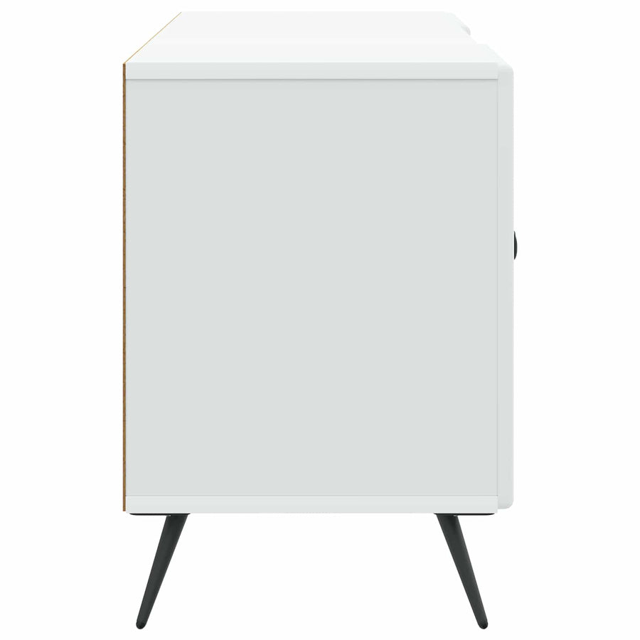 TV-kast Wit 102 x 34,5 x 50 cm Bewerkt hout
