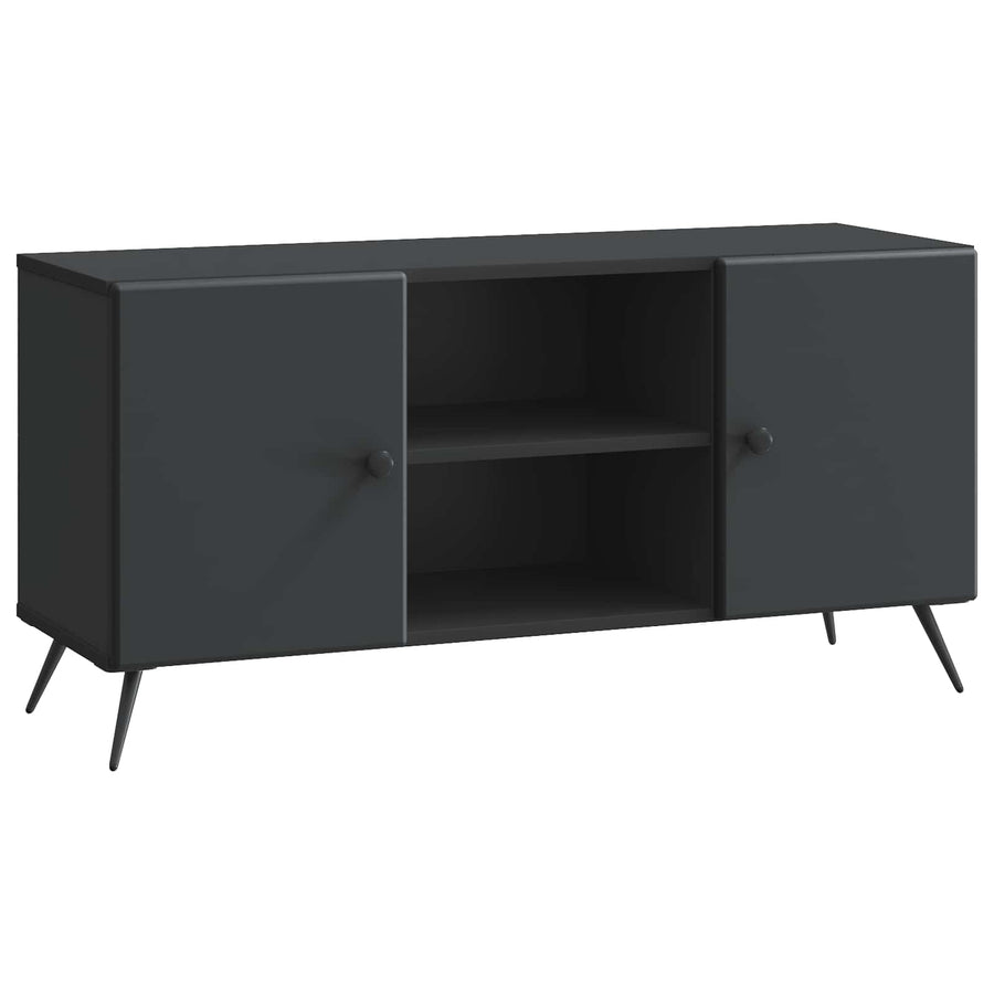 TV-kast Zwart 102 x 34,5 x 50 cm Bewerkt hout
