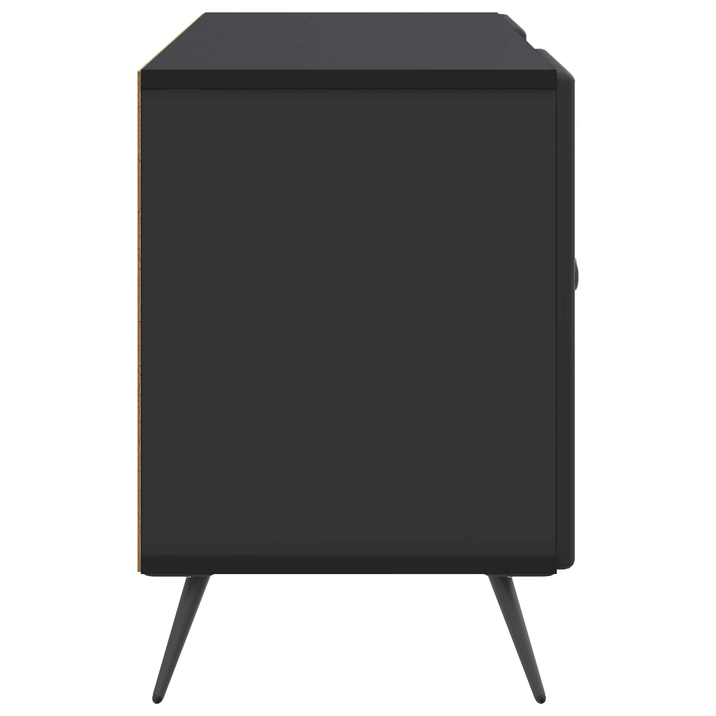 TV-kast Zwart 102 x 34,5 x 50 cm Bewerkt hout