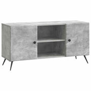 TV-kast betongrijs 102x34,5x50 cm bewerkt hout