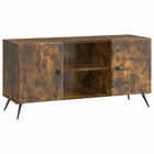 TV cabinet Smoked oak 102 x 34.5 x 50 cm Engineered wood