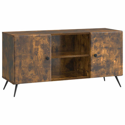TV-kast Gerookt eiken 102 x 34,5 x 50 cm Bewerkt hout
