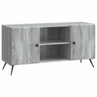TV-kast 102x34,5x50 cm bewerkt hout grijs sonoma