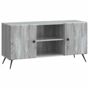 TV-kast 102x34,5x50 cm bewerkt hout grijs sonoma