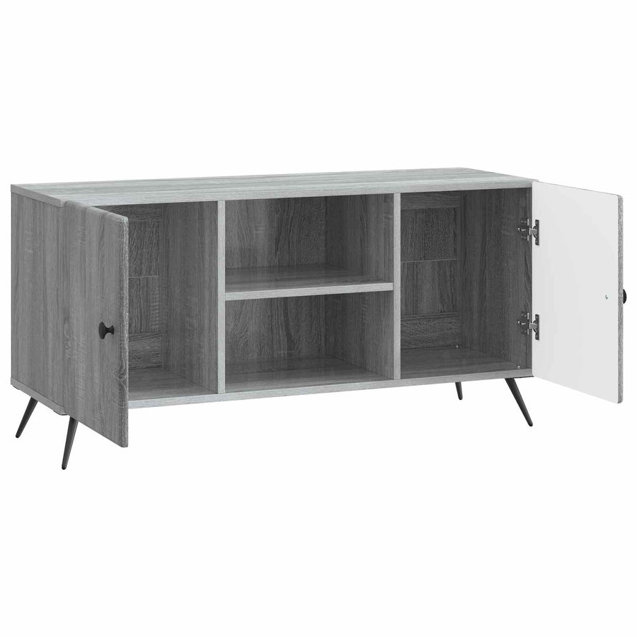 TV-kast Grijs sonoma 102 x 34,5 x 50 cm Bewerkt hout