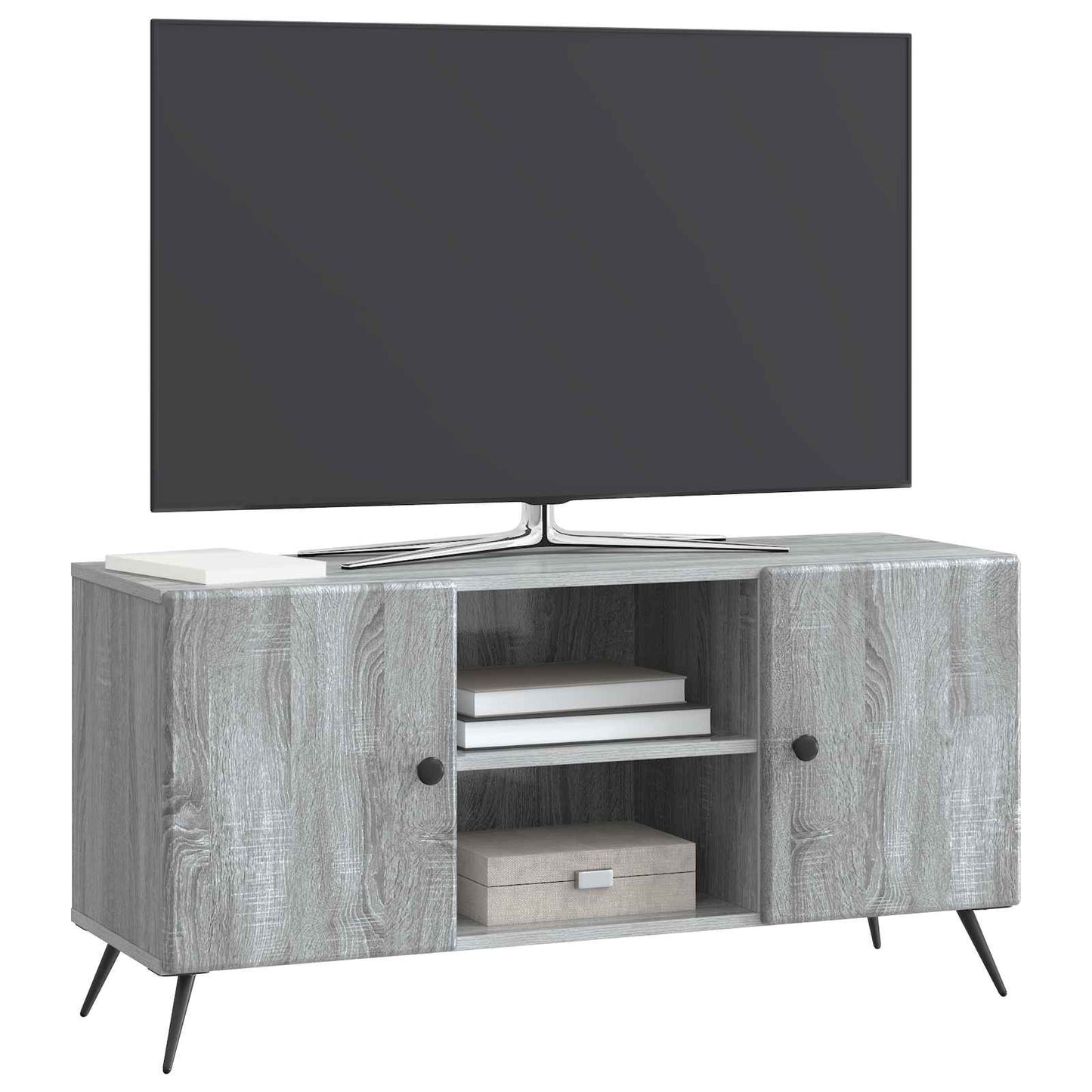 TV-kast Grijs sonoma 102 x 34,5 x 50 cm Bewerkt hout