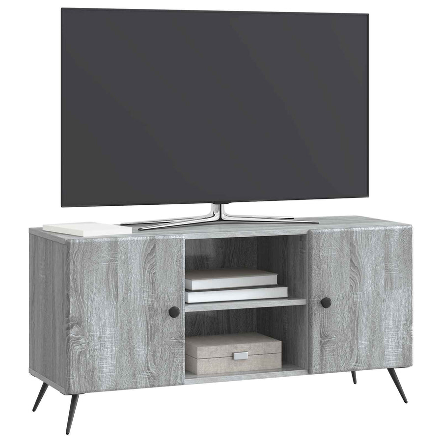 TV-kast Grijs sonoma 102 x 34,5 x 50 cm Bewerkt hout