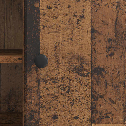 TV-kast Oud hout 102 x 34,5 x 50 cm Bewerkt hout
