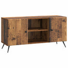 Tv-kast 102x34,5x50 cm bewerkt hout