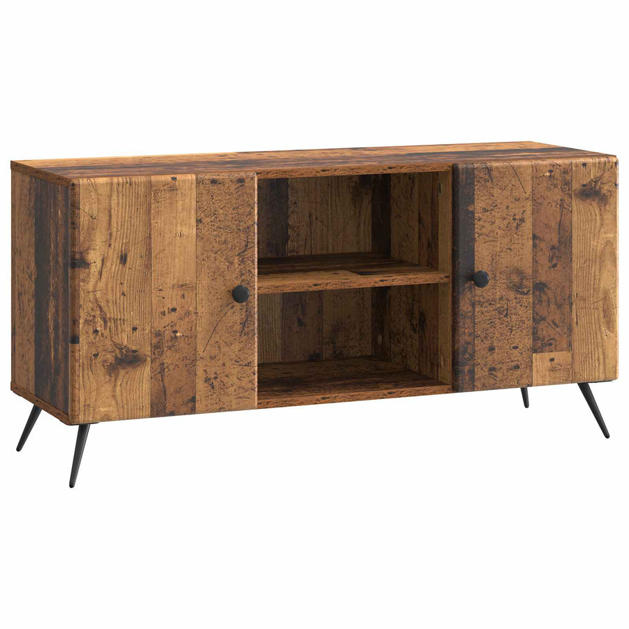 TV-kast Oud hout 102 x 34,5 x 50 cm Bewerkt hout