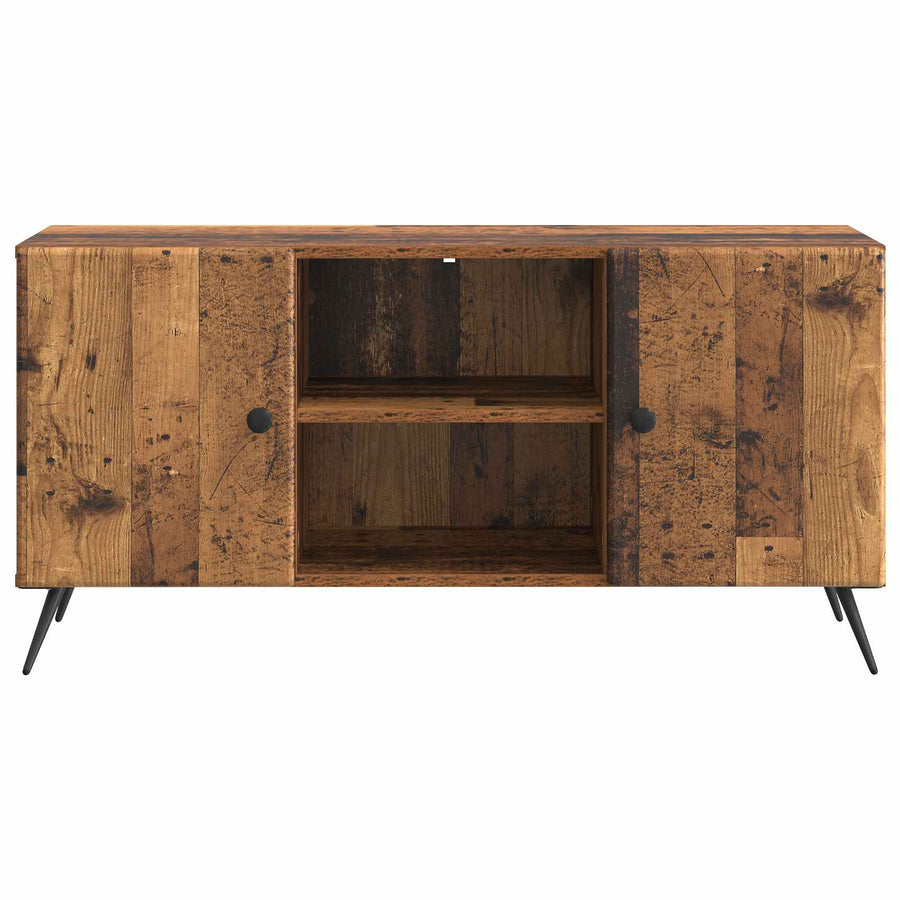 TV-kast Oud hout 102 x 34,5 x 50 cm Bewerkt hout