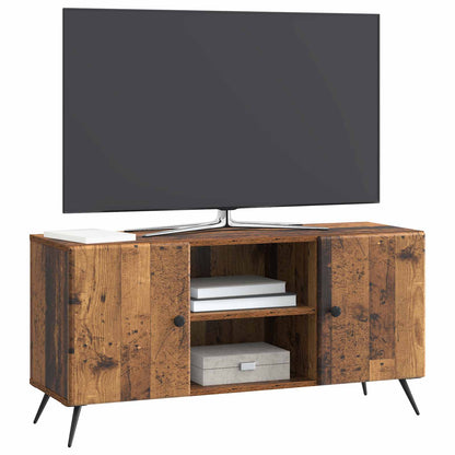 TV-kast Oud hout 102 x 34,5 x 50 cm Bewerkt hout