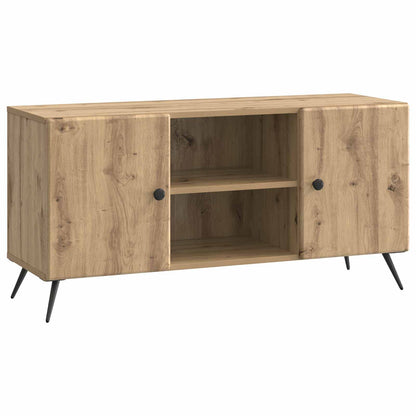 TV-kast Artisanaal eiken 102 x 34,5 x 50 cm Bewerkt hout