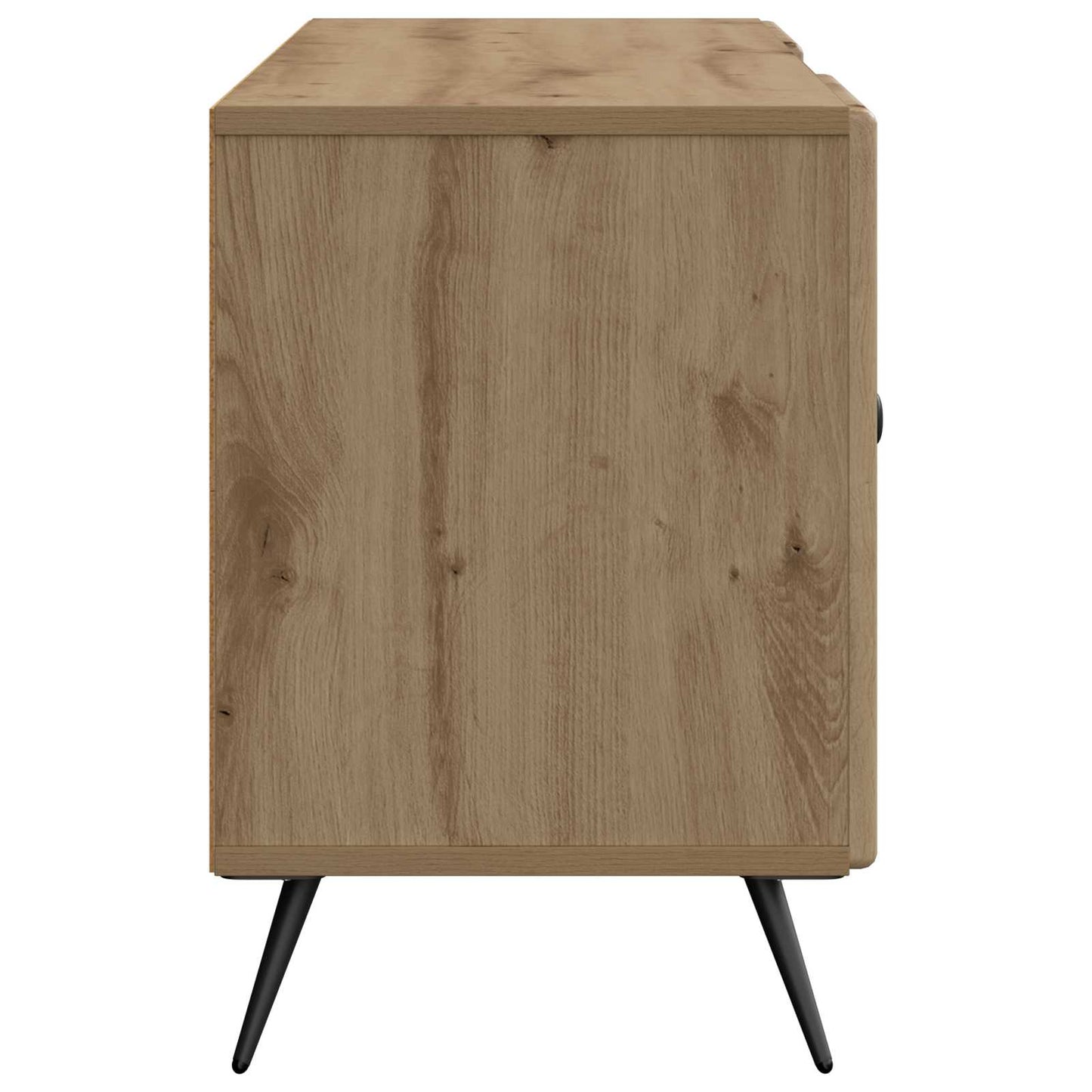 TV-kast Artisanaal eiken 102 x 34,5 x 50 cm Bewerkt hout